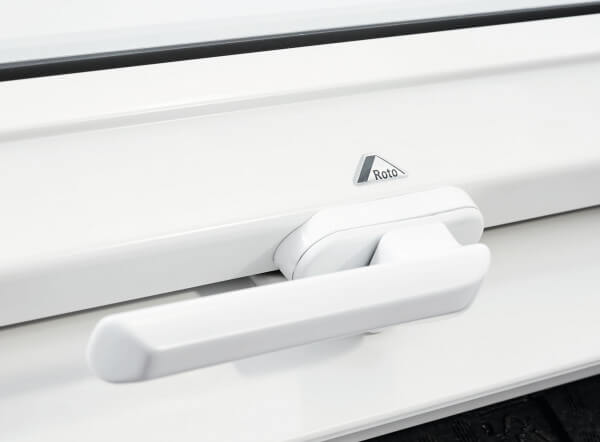 Roto Griff in weiß für Dachfenster der Baureihe RS4, R3, R4, R7 u. 31x, 43x u. 73x Holz u.Kunststoff
