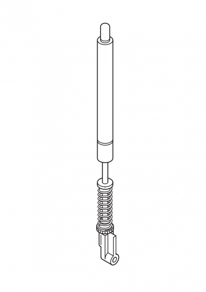 1-078 Roto Gasdruckfeder H/K-1