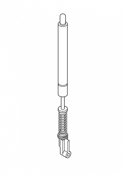 1-078 Roto Gasdruckfeder H/K