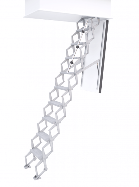 Roto Scherentreppe mit Holzluke F30 auf Maß